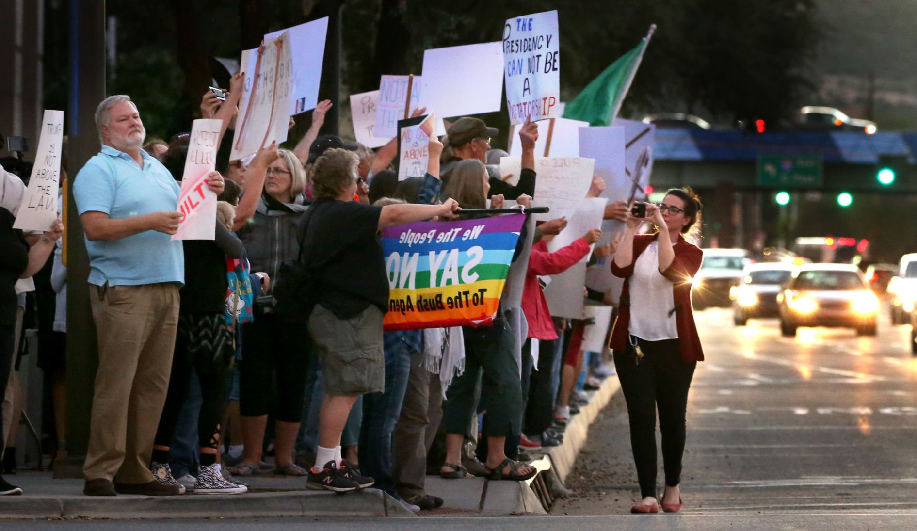 Trump protest